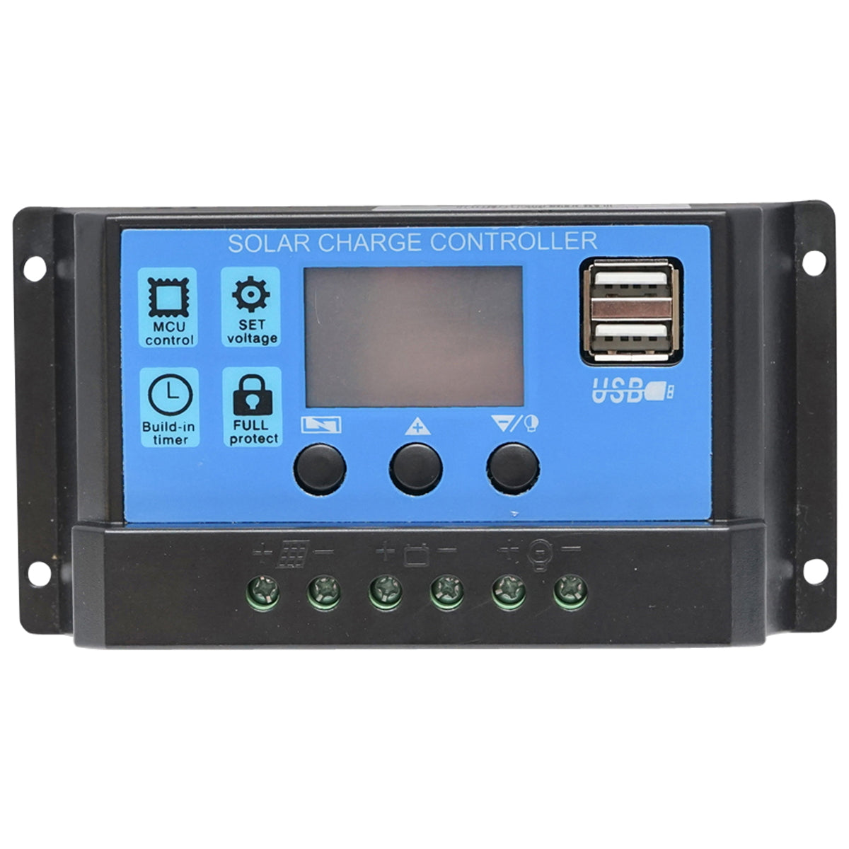 Voltage regulator for solar panel 10A 12V 2X USB port Breckner Germany